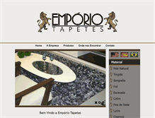 Tablet Screenshot of emporiotapetes.com.br